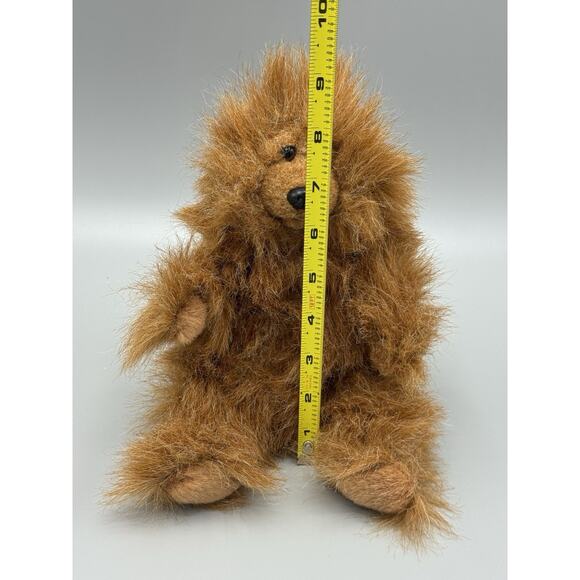 Russ Teddy Bear Grizz Brown Furry Plush 8 Inch Stuffed Animal - Picture 3 of 9